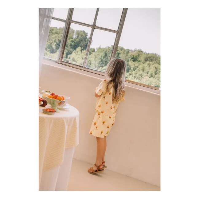 Chemise Voile Brioches Coton Bio | Jaune