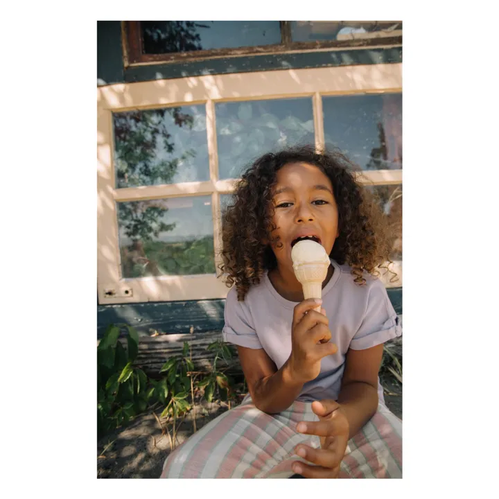 Bama organic cotton T-shirt | Lilac- Product image n°1