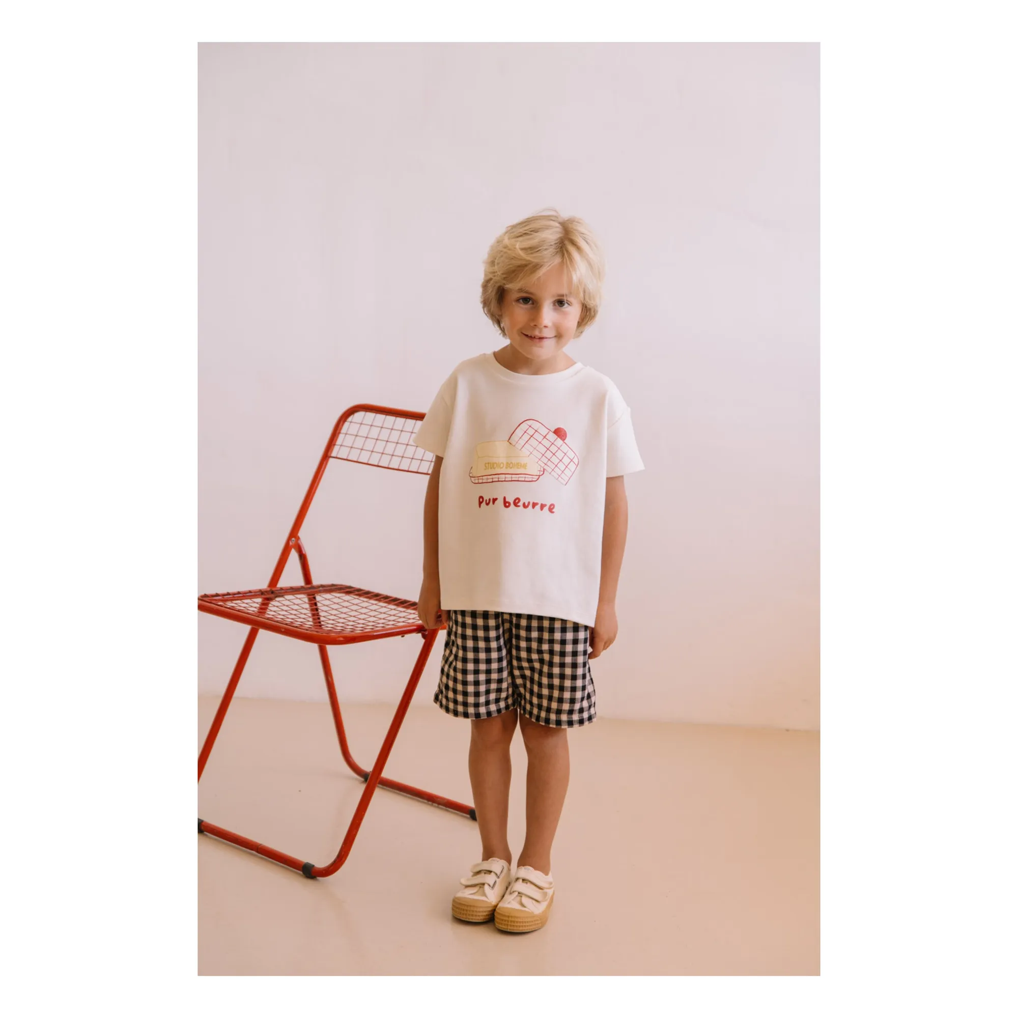 T-shirt Essential Beurrier Coton Bio | Ecru- Image produit n°1
