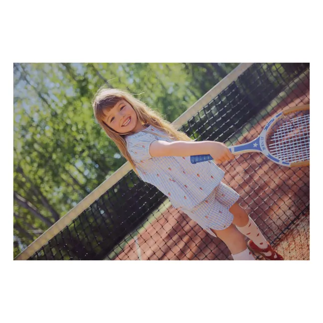Short Millie Vichy | Bleu pâle