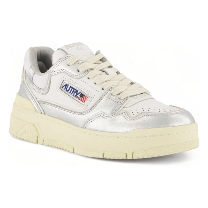 CLC Low Metallic Sneakers | Silver- Product image n°1