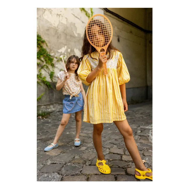 Pauly Striped Dress | Yellow