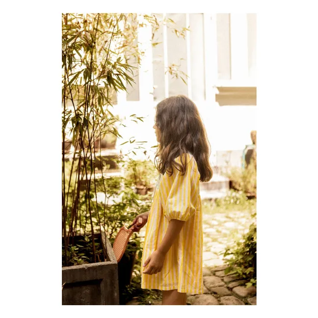 Abito a righe Pauly | Giallo