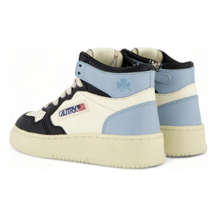 Baskets Kids Medalist Mid Cuir Bicolore | Bleu- Image produit n°2