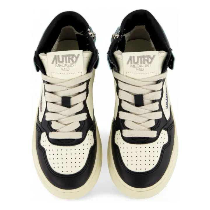 Baskets Kids Medalist Mid Cuir Bicolore | Bleu- Image produit n°4