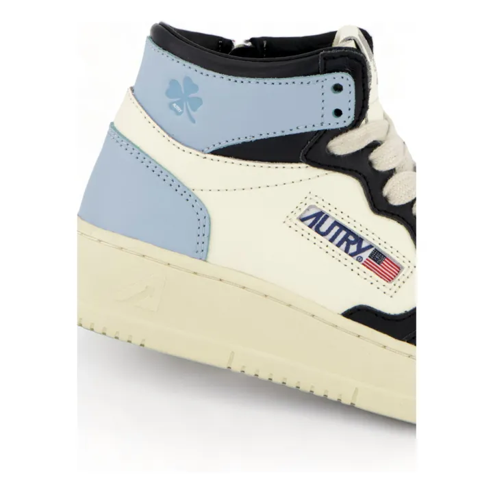 Baskets Kids Medalist Mid Cuir Bicolore | Bleu- Image produit n°5