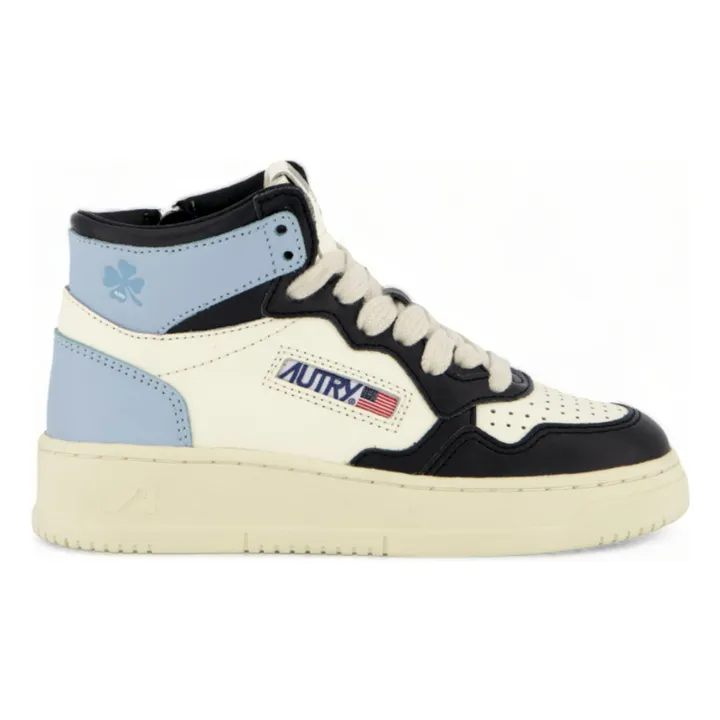 Baskets Kids Medalist Mid Cuir Bicolore | Bleu- Image produit n°0