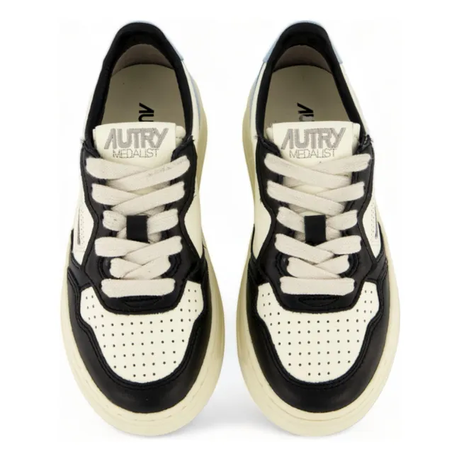 Cestini per bambini Medalist Low Cuir Bicolore | Blu