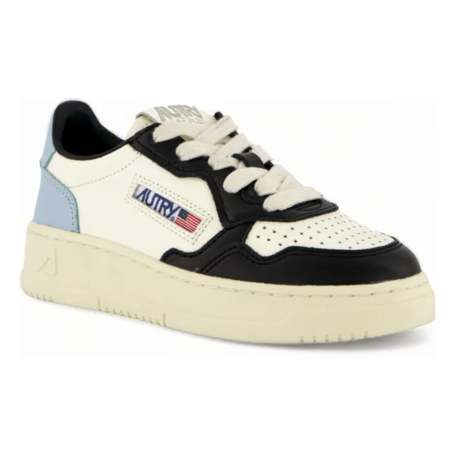 Cestini per bambini Medalist Low Cuir Bicolore | Blu