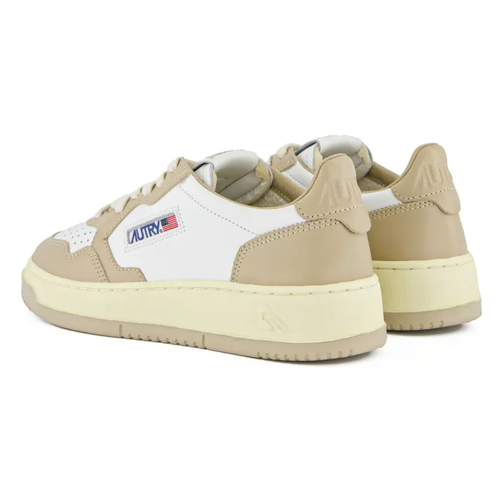 Sneakers Medalist Low Leder Zweifarbig | Beige- Produktbild Nr. 2