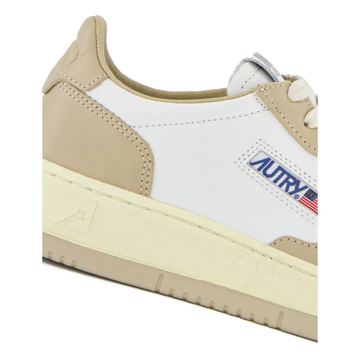 Sneakers Medalist Low Leder Zweifarbig | Beige- Produktbild Nr. 5
