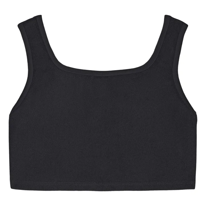 Top de algodón orgánico Aria | Negro- Imagen del producto n°0