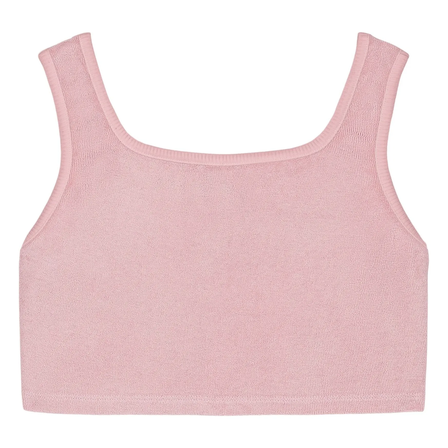 We Are Kids Soft Pink Aria Organic Cotton Sponge Crop Top