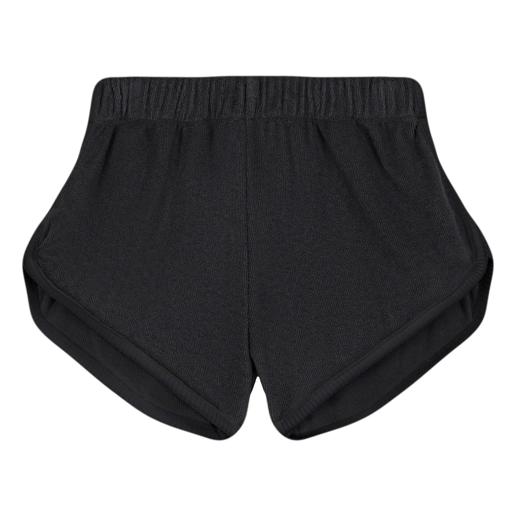 We Are Kids Black Juju Organic Cotton Towelling Shorts