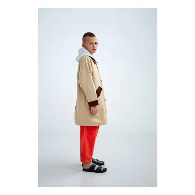 Jean Balloon Coton Bio | Rouge