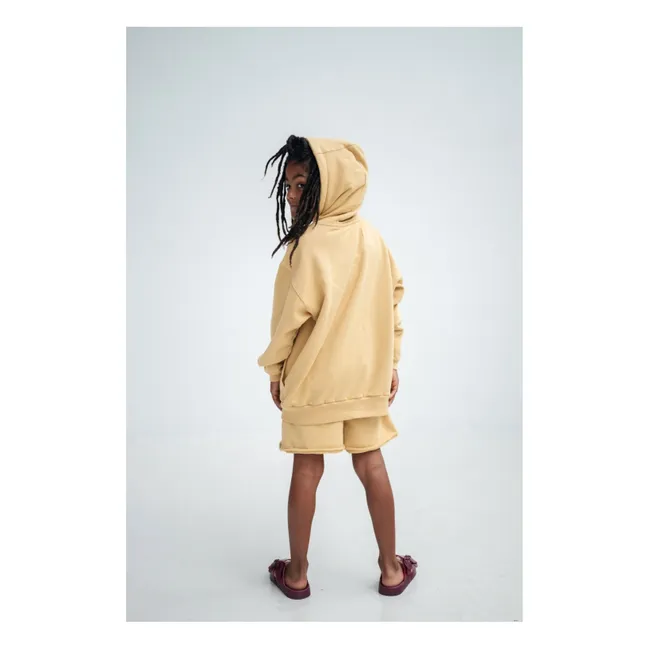 Short Jogger R Coton Bio | Jaune