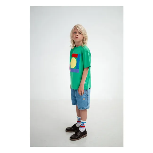 T-shirt Graphic Coton Bio | Vert