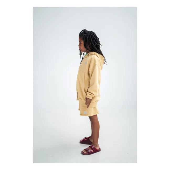 Jogger Short R Algodón orgánico | Amarillo