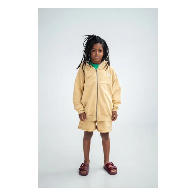 Short Jogger R Coton Bio | Jaune