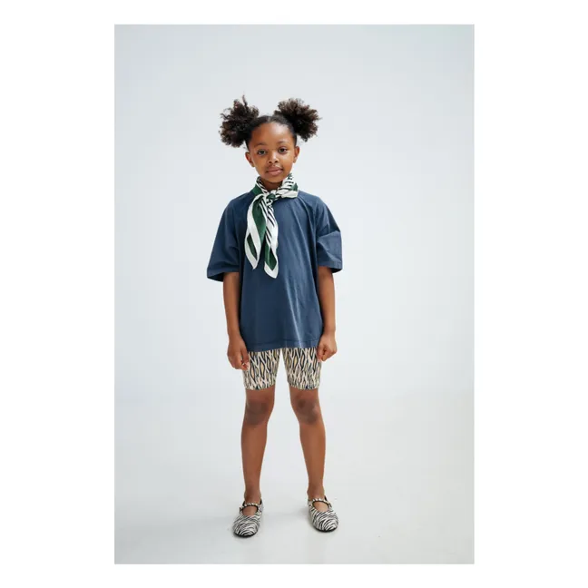 Camiseta Reglan Algodón Ecológico | Azul Noche