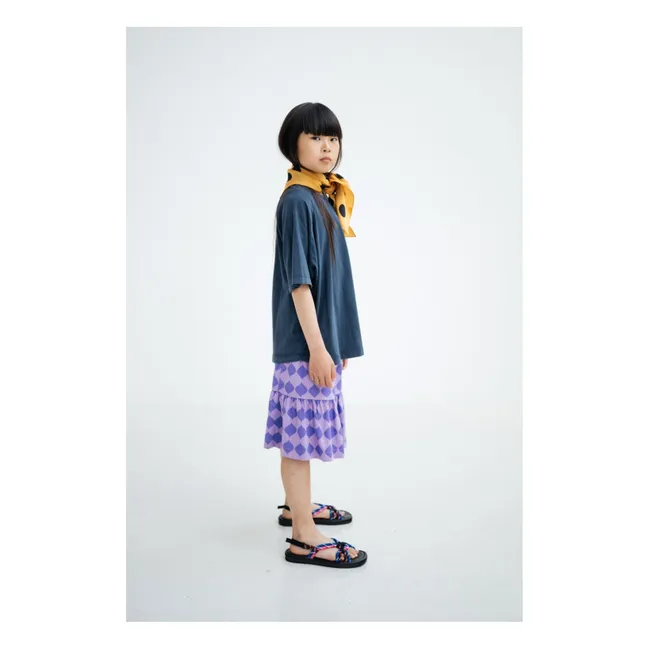 Camiseta Reglan Algodón Ecológico | Azul Noche