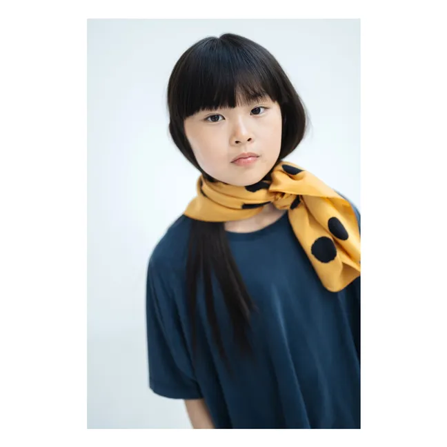 Camiseta Reglan Algodón Ecológico | Azul Noche