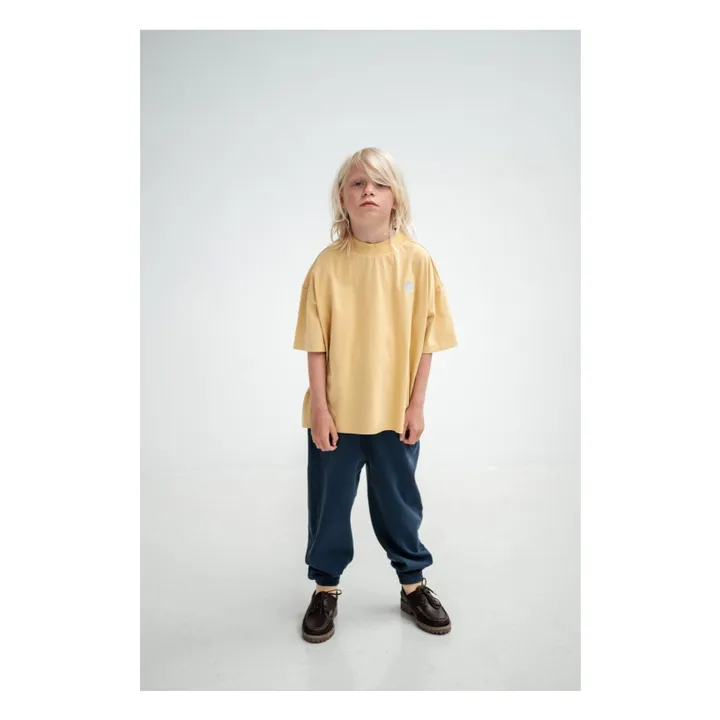 Camiseta Boxy R de algodón orgánico | Amarillo- Imagen del producto n°1
