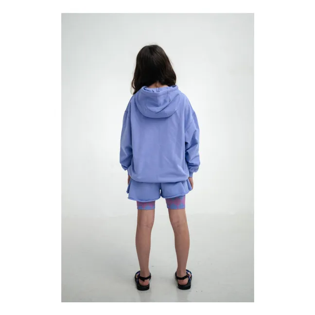Short Jogger Cut Off Coton Bio | 	Lilas