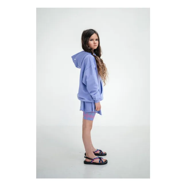 Short Jogger Cut Off Coton Bio | 	Lilas