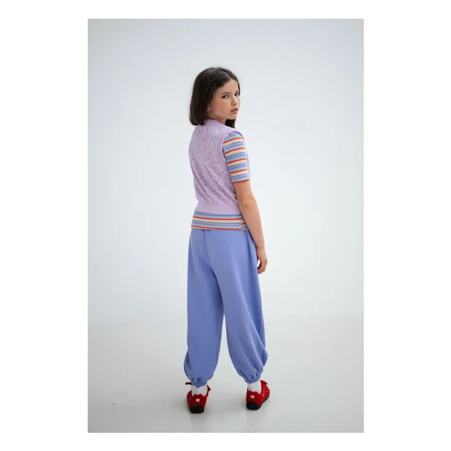 Jogger Large Logo Organic Cotton | Lilac