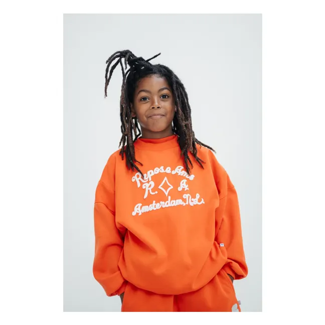 Crewneck Sweat Organic Cotton | Orange