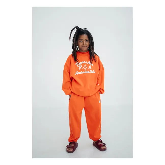 Jogger Cordon R Coton Bio | Orange