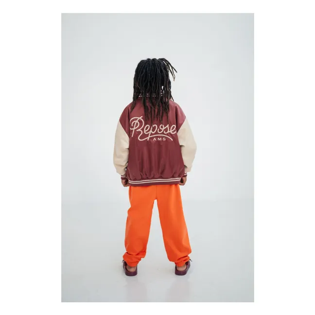 Jogger Cordon R Coton Bio | Orange