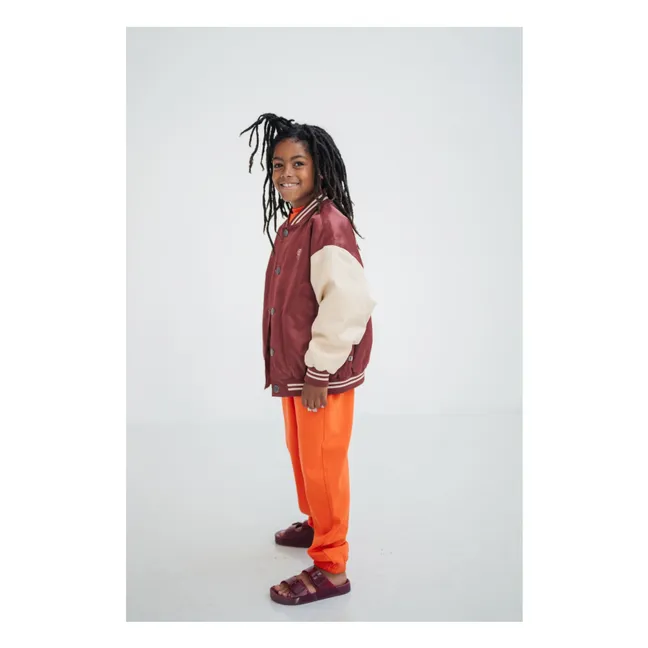 Jogger Cordon R Coton Bio | Orange