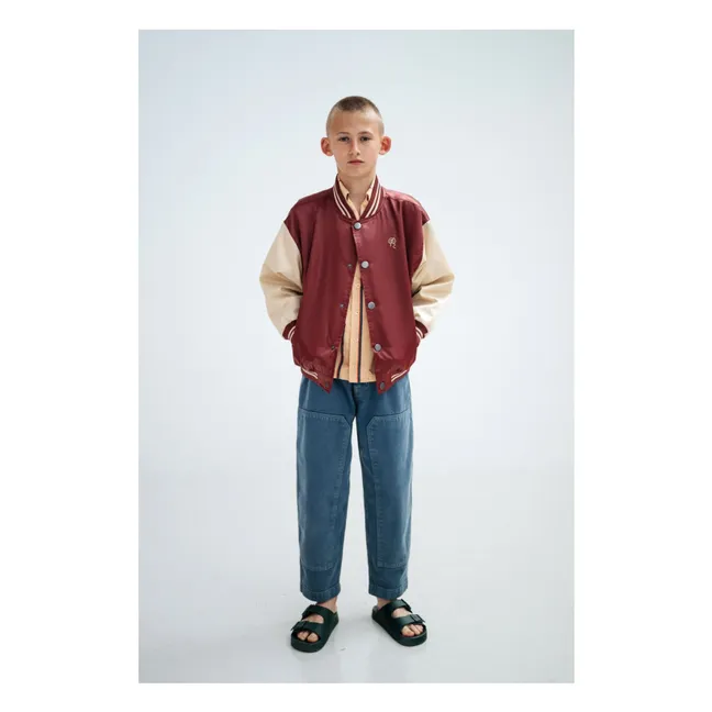 Vaqueros de algodón orgánico Barrel Workwear | Azul