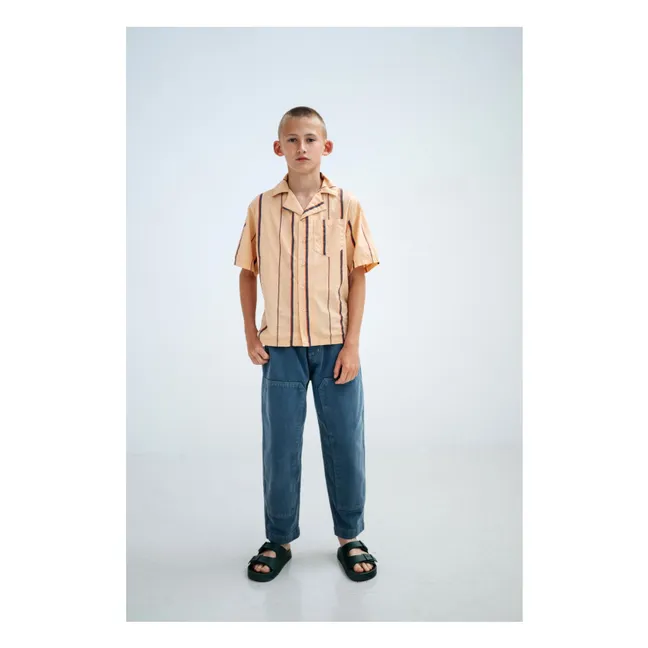Jean Barrel Workwear Coton Bio | Bleu