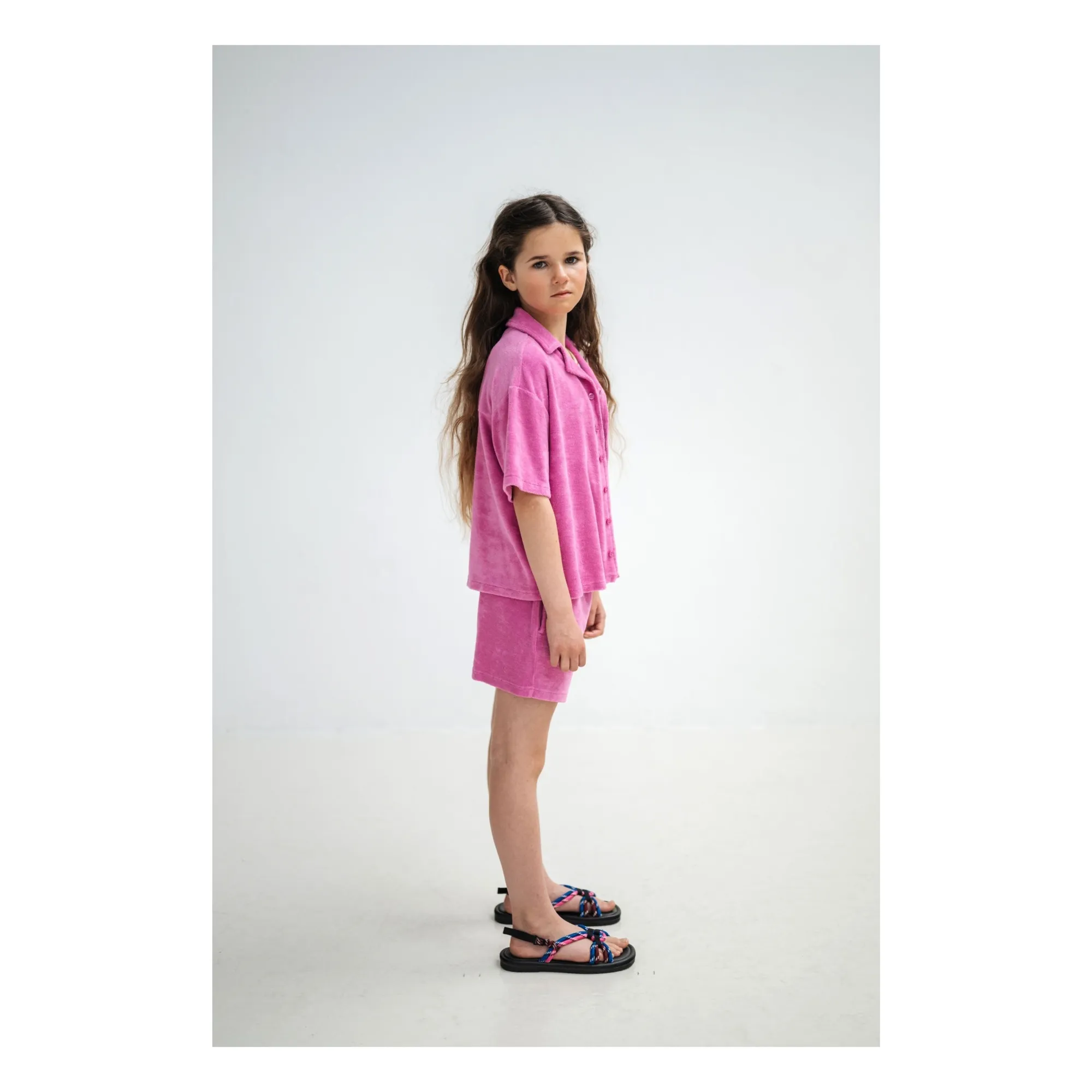 Chemise Eponge Coton Bio | Rose- Image produit n°2