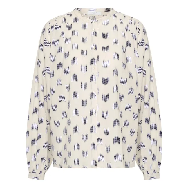 Blusa de algodón Nyka Oase | Azul