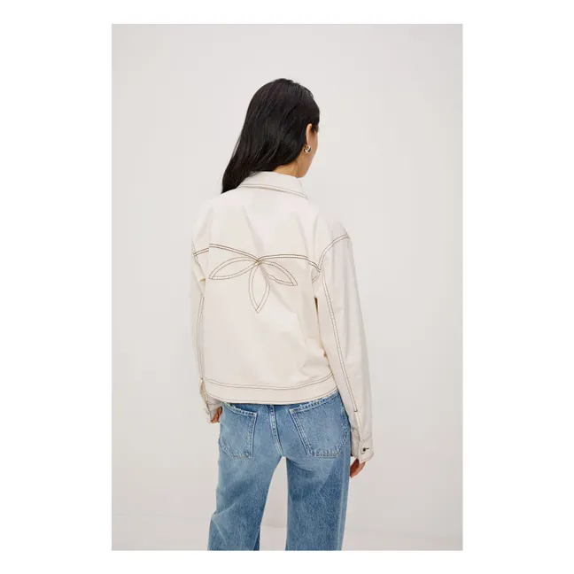 Briggs Embroidery Jacket | Ivory