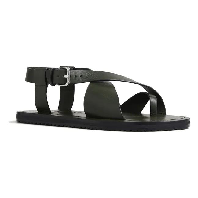 Sandalias Ora | Verde Oscuro