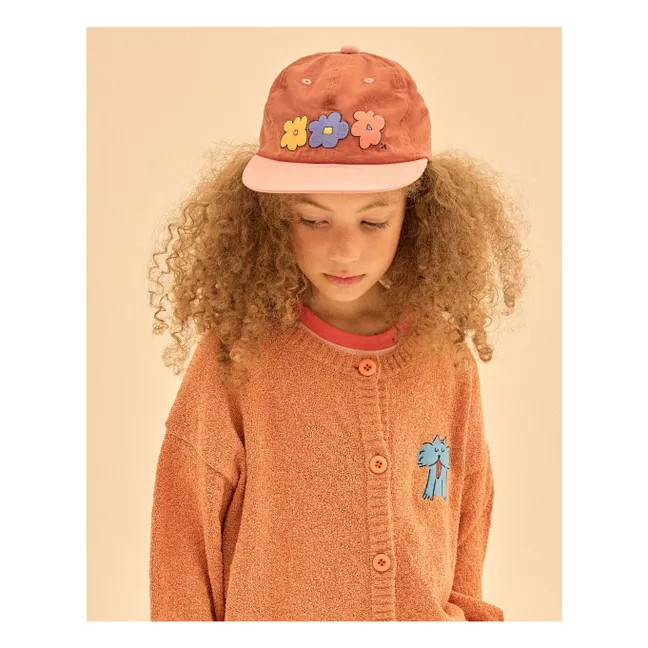 Gorro de flores | Marrón