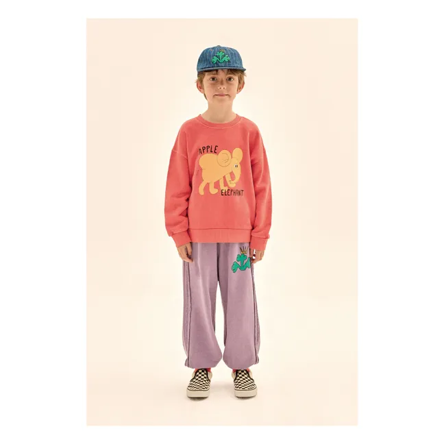 Sudadera Apple Elephant | Coral