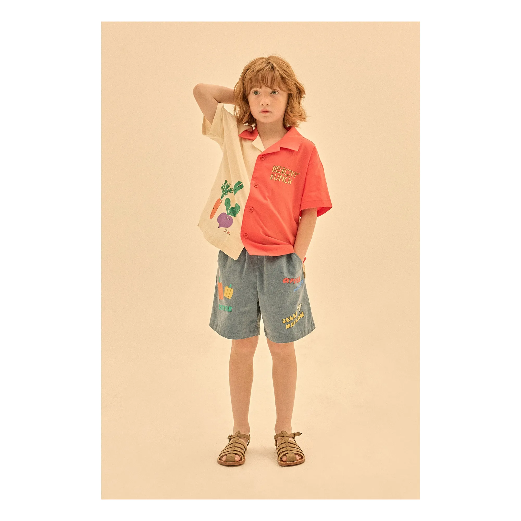 Short Apple Heart | Bleu- Image produit n°1
