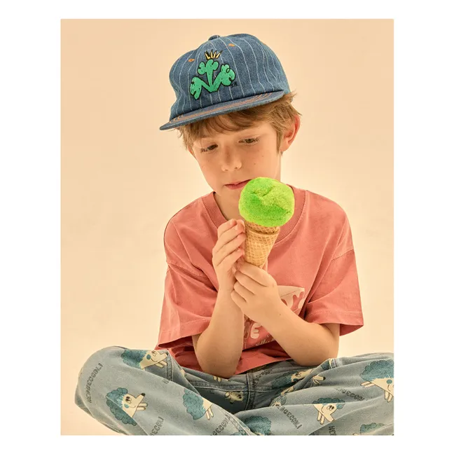 Denim Broccoli Cap | Blue