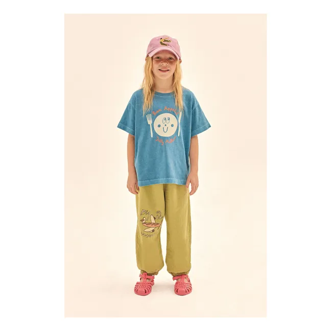 T-shirt Bon Appetit | Bleu