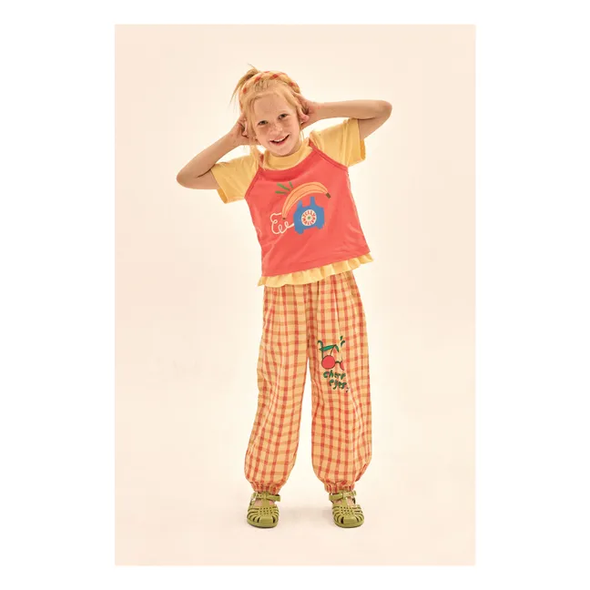 T-shirt 2-en-1 Débardeur Amovible Banane | Jaune