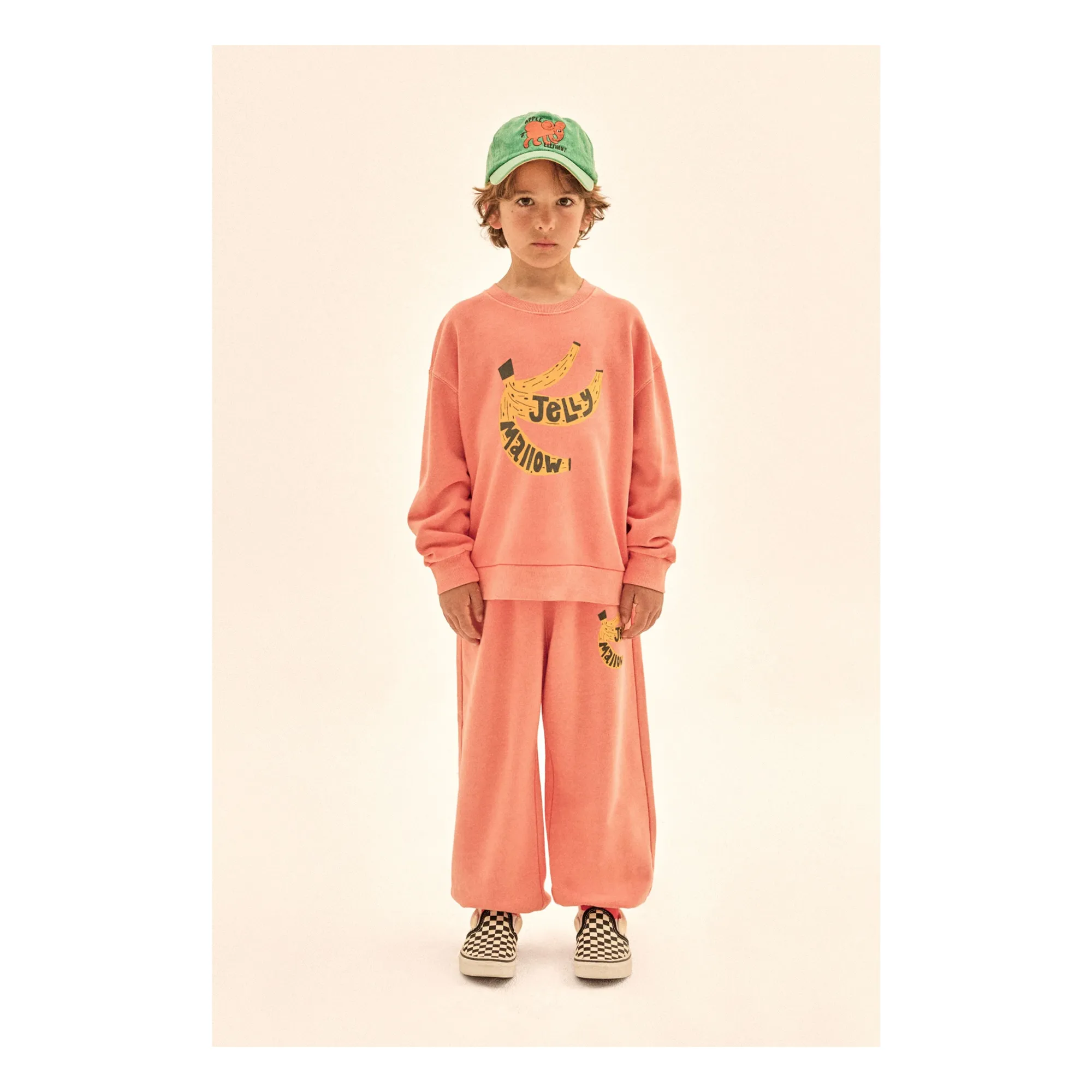 Sweat Bananes | Corail- Image produit n°1