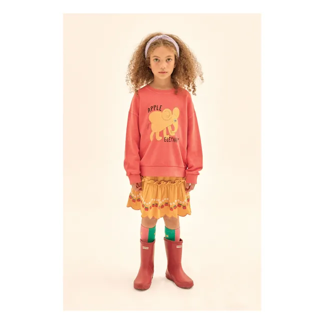 Jupe Volants Pommes | Jaune