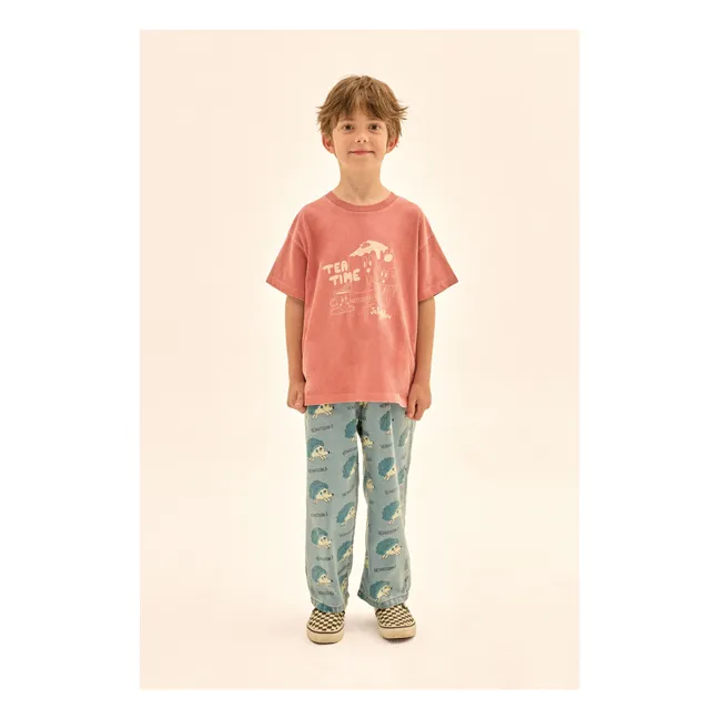 Camiseta Tea Time | Coral