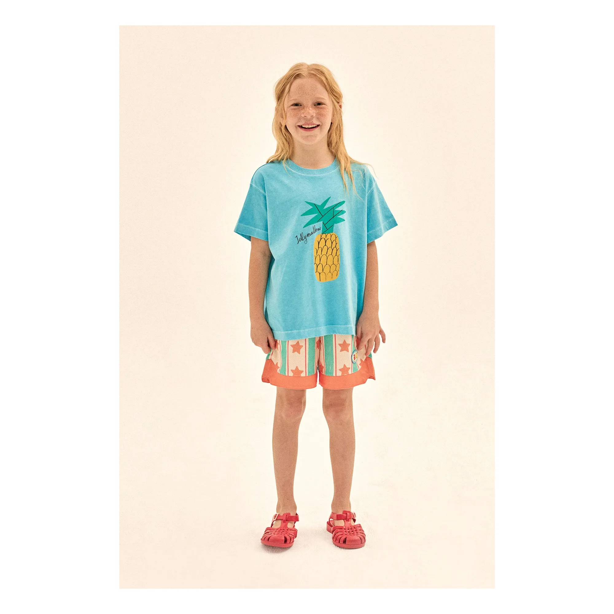 T-shirt Ananas | Bleu- Image produit n°1